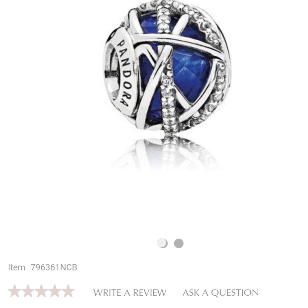 Authentic Pandora Royal Blue Galaxy Charm